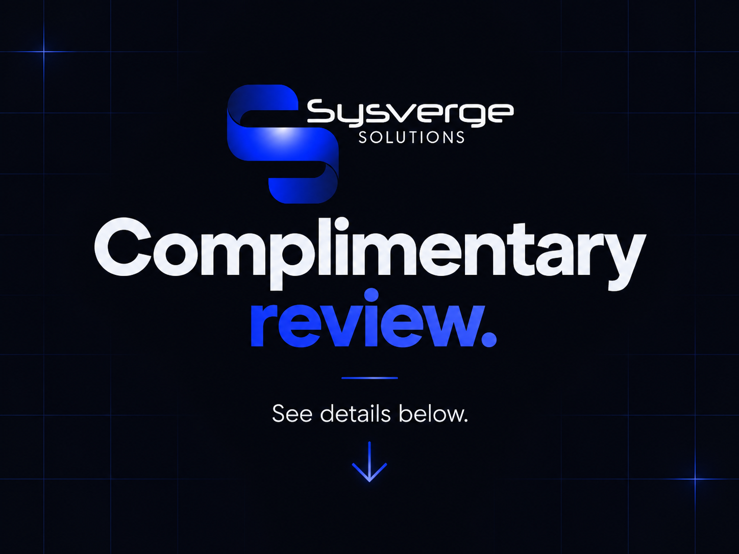 Sysverge Solutions. Complimentary review. See details below.